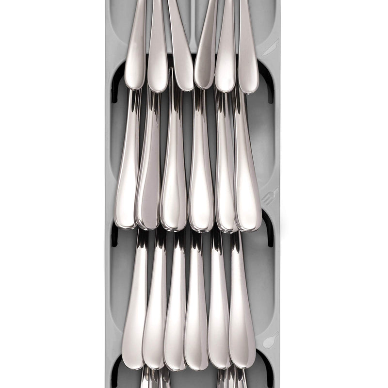  [AUSTRALIA] - Joseph Joseph DrawerStore Kitchen Drawer Organizer Tray for Cutlery Silverware, Gray Cutlery - Small