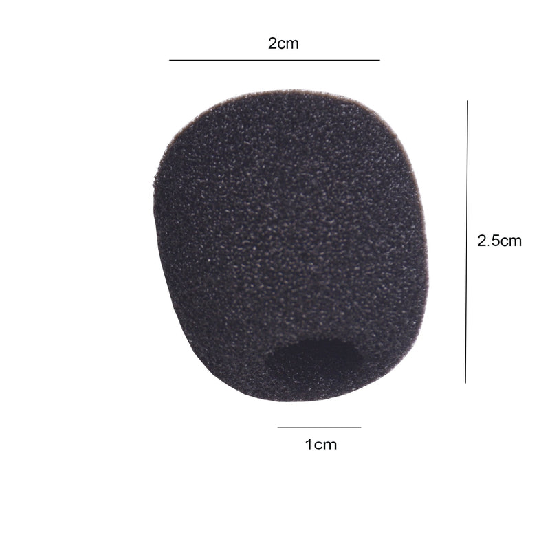  [AUSTRALIA] - Bestshoot Lavalier Microphone Lapel Clip and Foam Windscreen Cover, 5 Packs Lavalier Microphone Replacement, Metal Tie Collar Clip for Omnidirectional Condenser Mic, Boya Saramonic Maono.