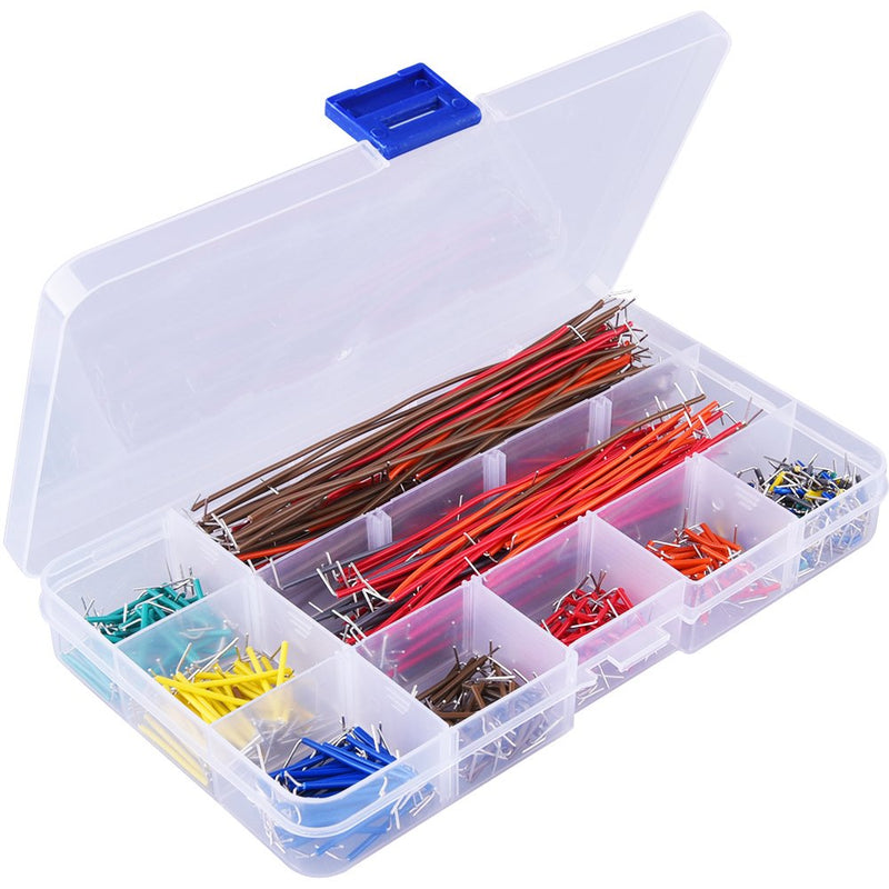  [AUSTRALIA] - AUSTOR 560 Pieces Jumper Wire Kit 14 Lengths Assorted Preformed Breadboard Jumper Wire with Free Box