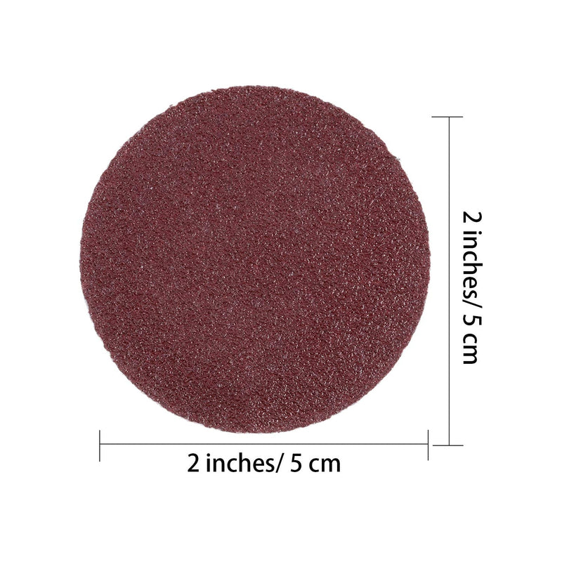  [AUSTRALIA] - 120 Pieces Sanding Discs Pad Hook and Loop Sandpaper Disc for Drill Grinder Rotary Tools, 12 Different Grits (60 to 3000 Grit, 10 Pieces Each Grit) (2 Inch) 2 Inch