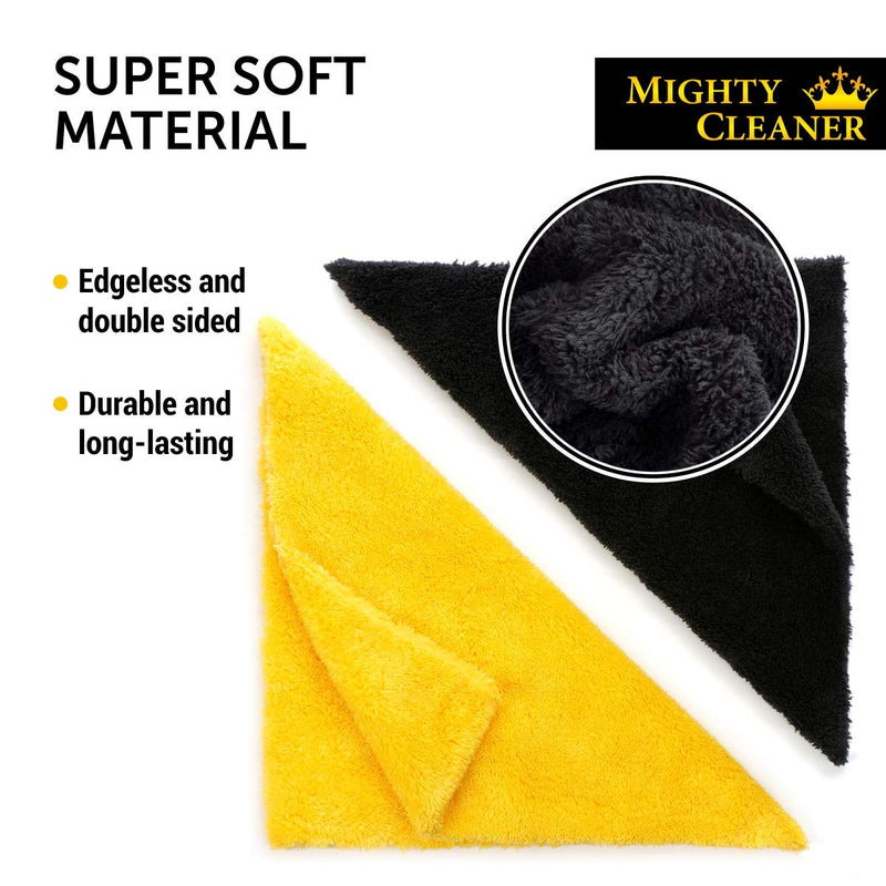  [AUSTRALIA] - Premium Microfiber Towels for Cars - 6 Pack - Thick Professional Microfiber Cleaning Cloth for Cars - 12”x12”