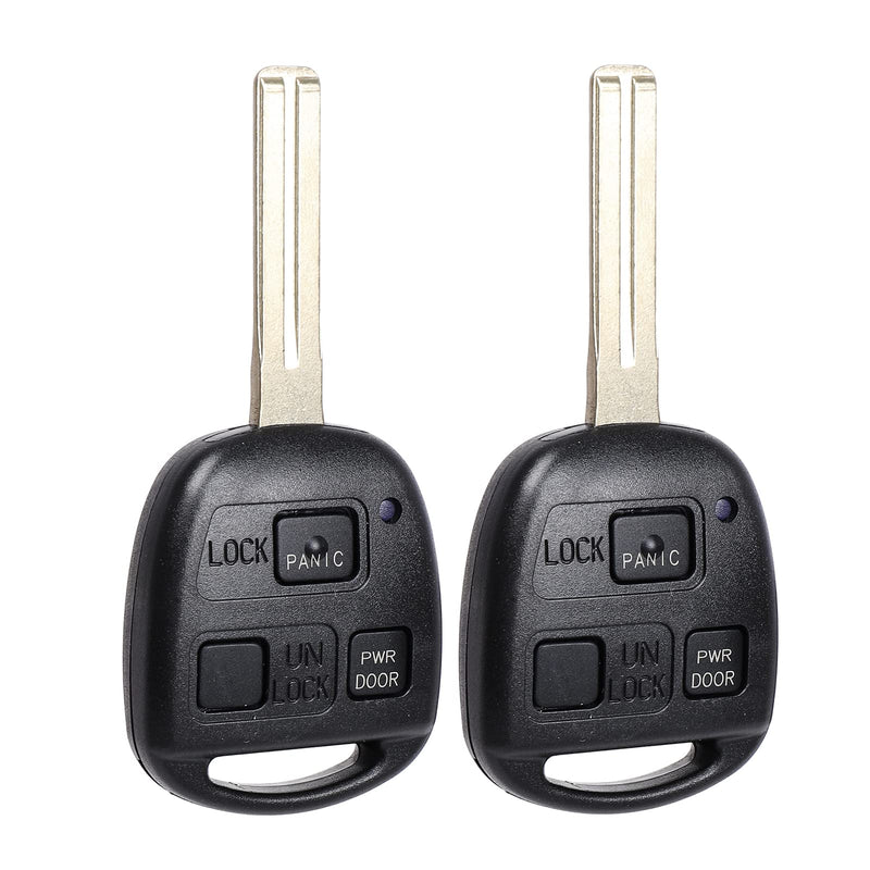 [AUSTRALIA] - NPAUTO Key Fob Replacement for Lexus RX330 2004 2005 2006 | RX350 2007-2009 | RX400h 2006-2008 | 2010 RX450h - Keyless Entry Remote Control Uncut Car Ignition Blade Key Fobs (HYQ12BBT, Pack of 2)