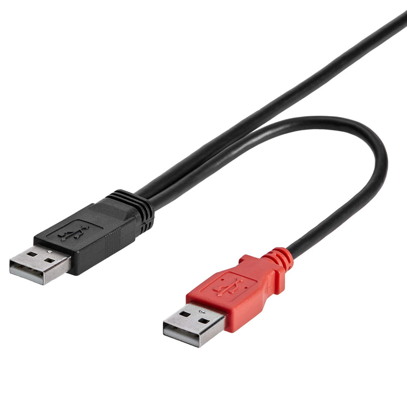 StarTech.com 3 ft. (0.9 m) USB to Micro USB Cable With Power Delivery - Dual USB 2.0 A to Micro-B - Power and Data - Y-Cable - Micro USB Cable (USB2HAUBY3) 3 ft / 1m - LeoForward Australia