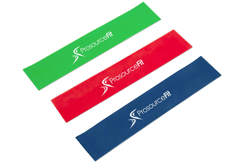 ProsourceFit Loop Resistance Bands Set of 3, 2-inch Wide for Leg Exercises and Physical Therapy - LeoForward Australia