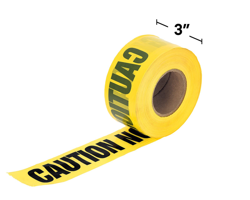  [AUSTRALIA] - Adir No Parking Caution Tape Roll, 300 feet - High Visibility 3-inch Bright Yellow Tape with Bold Black Print - No Parking Warning Tape for Construction, Utility Companies, Law Enforcement 1 300 Ft