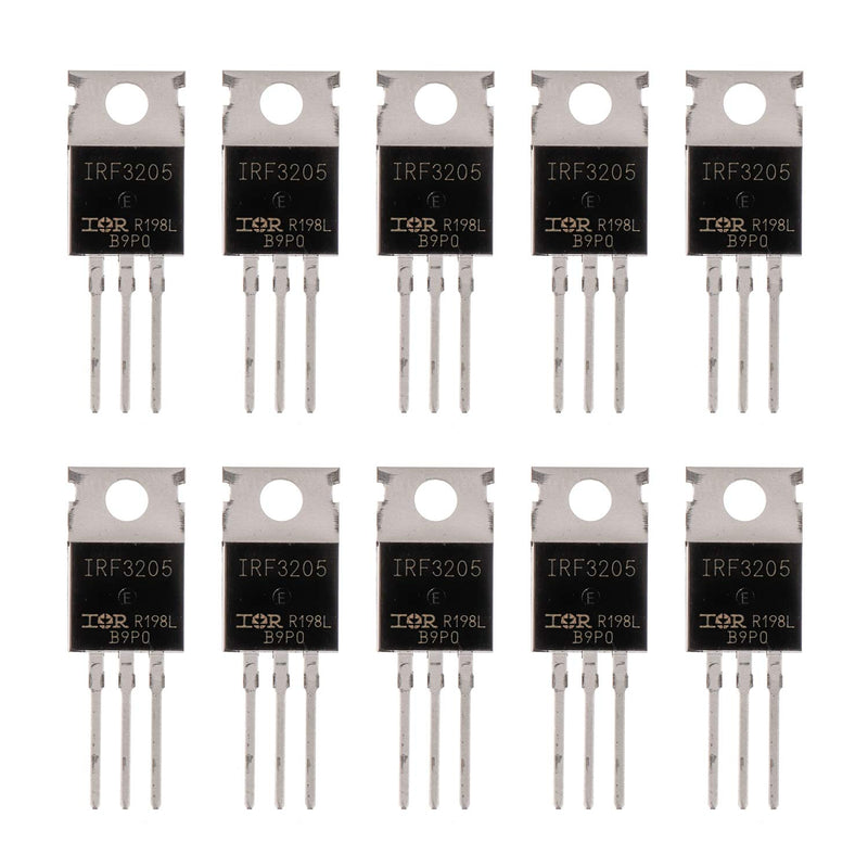 BOJACK IRF3205 MOSFET Transistors 110A 55V N-Channel Power MOSFET TO-220AB (Pack of 10 Pcs) - LeoForward Australia
