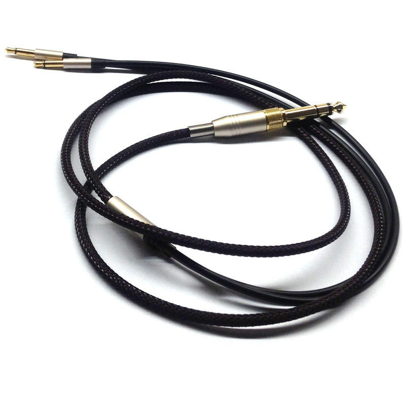  [AUSTRALIA] - NewFantasia Replacement Audio Upgrade Cable Compatible with Denon AH-D600, AH-D7200, AH-D7100, AH-D9200, AH-D5200, Meze 99 Classics, Focal Elear Headphones Black 3meters/9.9ft