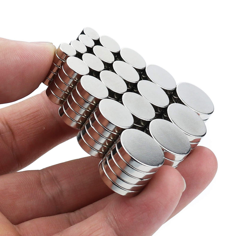  [AUSTRALIA] - DIYMAG 3MM-Mix 100 Piece Refrigerator Magnets for Office, Hobbies, Crafts and Science, Small Round Disc Magnets, Push Pin Magnets, Fridge Magnets, Whiteboard Magnets X3-100P