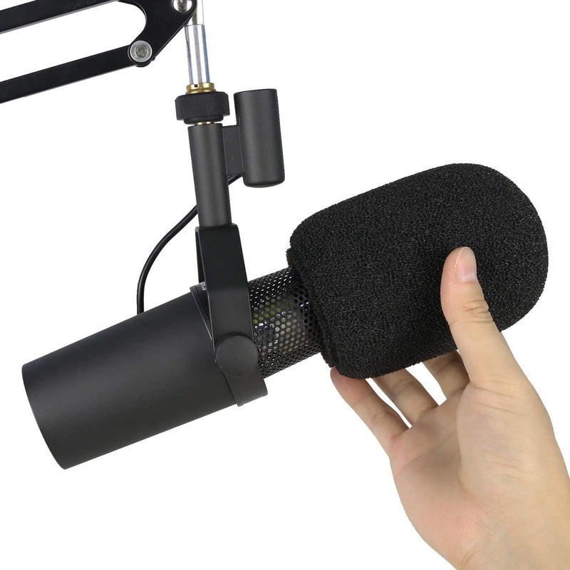  [AUSTRALIA] - YOUSHARES SM7B Microphone Windscreen - Pop Filter Foam Wind Cover Compatible with Shure SM7B Mic to Blocks Out Plosives