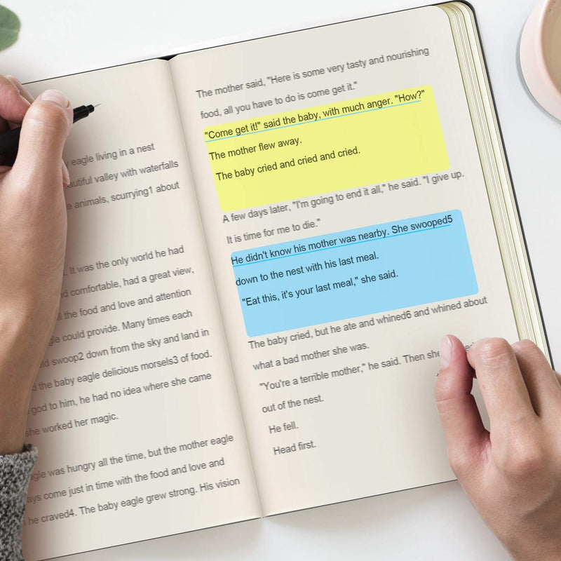  [AUSTRALIA] - Guided Reading Highlight Strips Colored Overlay Reading Tracking Rulers Helps with Reduce Visual Stress (8 Pack) 8