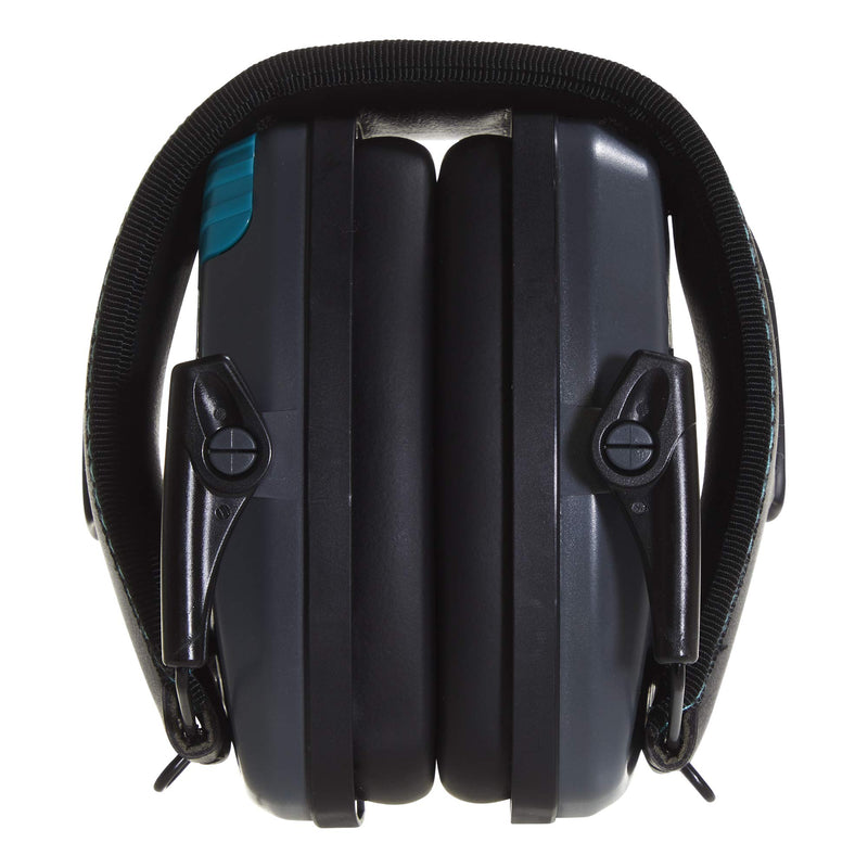  [AUSTRALIA] - Allen Company Girls with Guns Shield Low-Profile Electronic Earmuffs, 24 dB NRR, ANSI S3.19 & CE EN352-1 Hearing Protection Rated, Gray/Teal/Black, Gray and Teal (Eye & Ear Protection_Ear Protection)