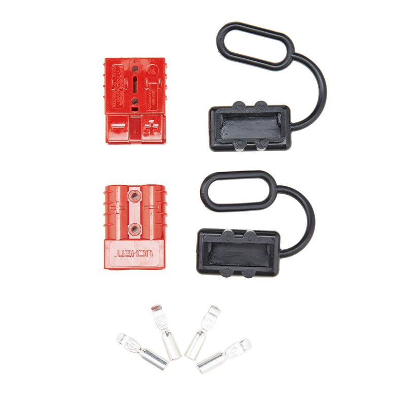  [AUSTRALIA] - Orion Motor Tech 4 Pcs 6-8 Gauge Battery Quick Connect Disconnect Wire Harness Plug Kit for Recovery Winch or Trailer, 12-36V DC, 50A (4 Pcs)