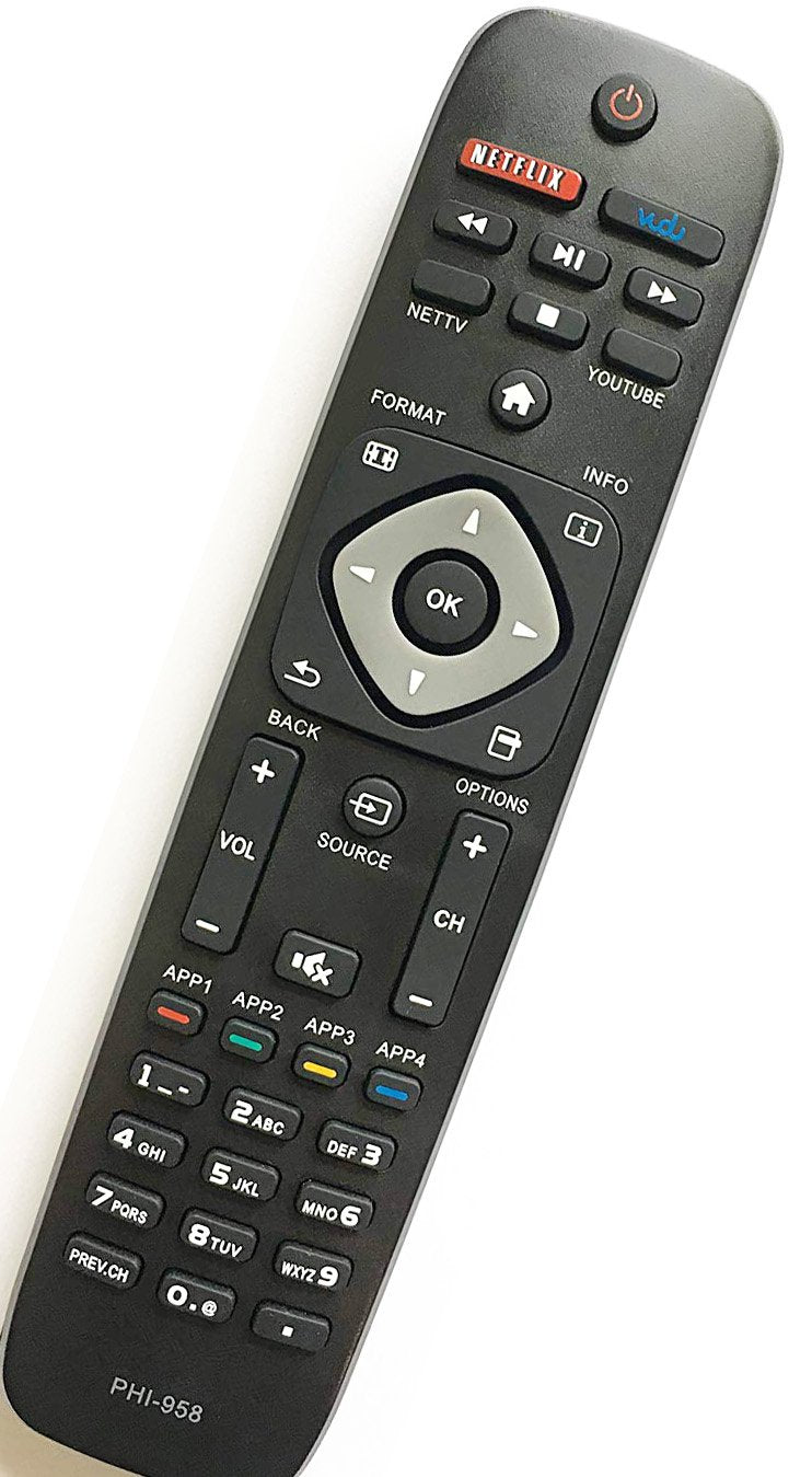 New Remote PHI-958 Compatible with Philips Smart TV URMT39JHG003 YKF340-001 YKF340001 - LeoForward Australia