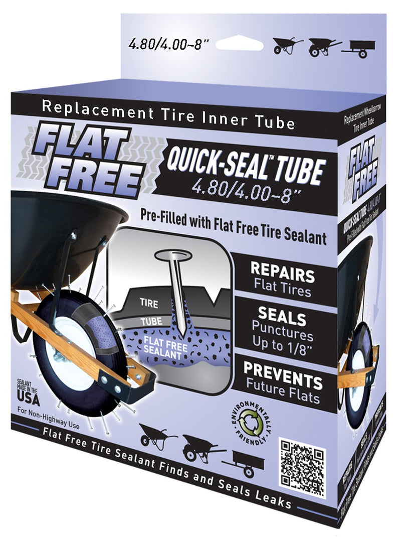 Marathon Flat Free Quick-Seal Replacement Inner Tube - 4.00-6" / 13x5.00-6" - Pre-filled with Flat Free Tire Sealant NA - LeoForward Australia