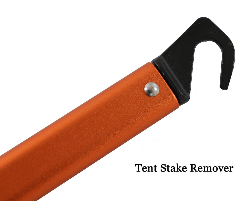  [AUSTRALIA] - Sutekus Peg Hammer Tent Stake Hammer Wedge Hammer Camping Hammer Lightweight Tent Stake Remover For Outdoor Mountaineering Tourism Camping (Orange) Orange