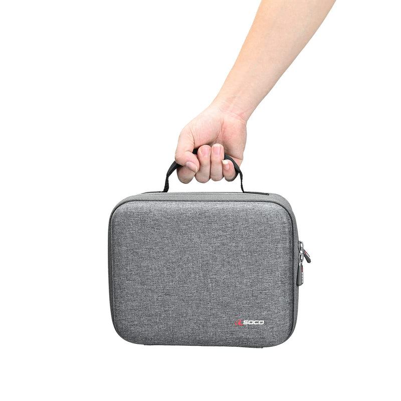  [AUSTRALIA] - RLSOCO Case for Shure SM7B Vocal Dynamic Microphone/Shure MV7 USB Podcast Microphone (Grey) Grey