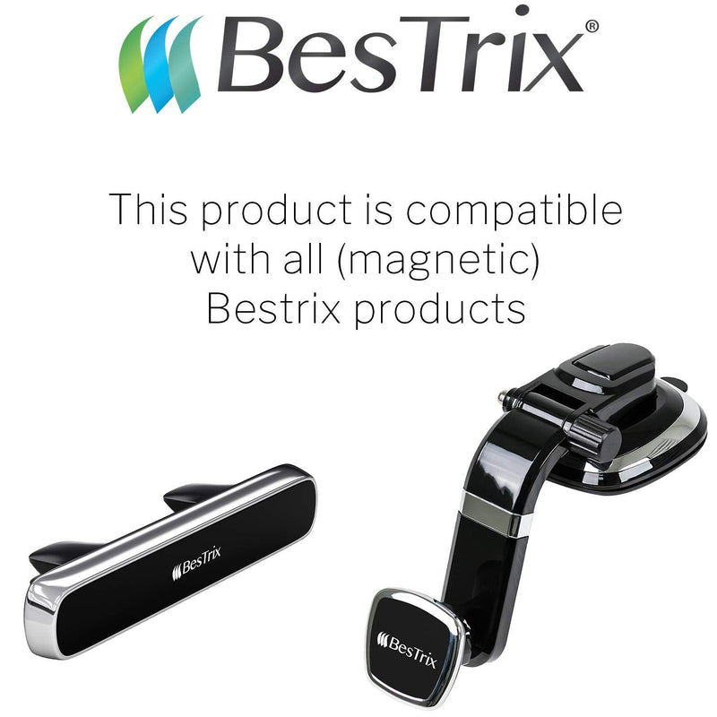  [AUSTRALIA] - Bestrix Metal Plate for Magnetic Mount with 3M Adhesive (Set of 4) Extra Thin