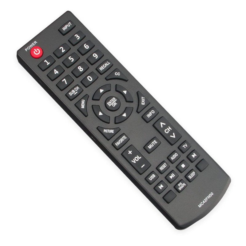 MC42FN00 Remote Control Replacement - WINFLIKE MC42FN00 Replaced Remote Control for Sanyo FW24E05T FW32D25T FW42D25T FW65D25T MC42FN00 TV Remote Controller - LeoForward Australia