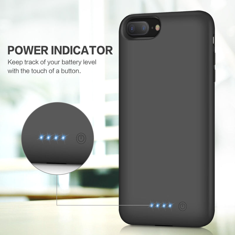  [AUSTRALIA] - Battery Case for iPhone 6s Plus/6 Plus/7 Plus/8 Plus,8500mAh Portable Charging Case External Battery Pack for iPhone 6s Plus/6 Plus/7 Plus/8 Plus Rechargeable Charger Case Backup Power Bank(5.5 inch)