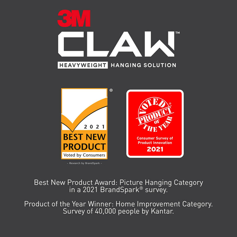  [AUSTRALIA] - 3M CLAW Drywall Picture Hanger with Temporary Spot Marker, Holds 15 lbs, 6 Hangers, 6 Markers/Pack 15 lb 6 Pack