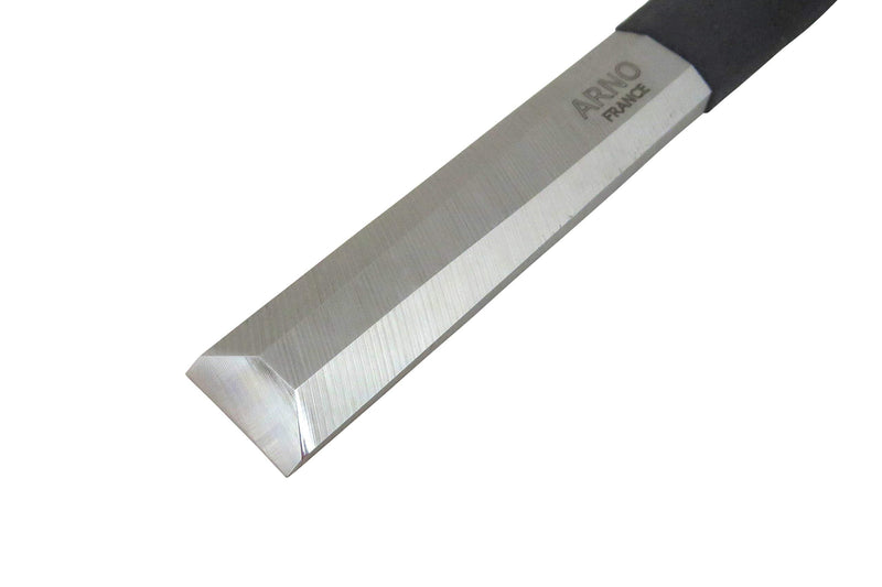  [AUSTRALIA] - Arno 467894 Solid Steel French Timber Framing Slick Chisel 20 mm (3/4 Inch) Wide x 10-1/2 Inches Long RC 58-60 PVC Dipped Handles