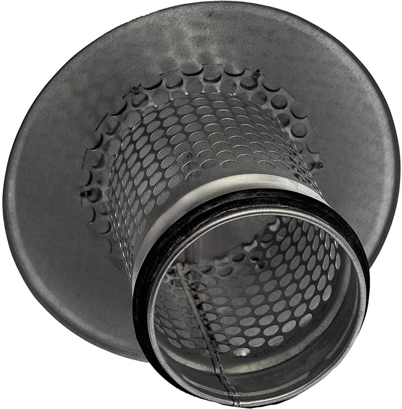  [AUSTRALIA] - Vent Systems 8" Inch Round Roof Cap Galvanized Steel for All Weather Conditions Top Round Exhaust Cap with Rubber for Perfect Insulation Vent Cover 8 Inch 200 mm