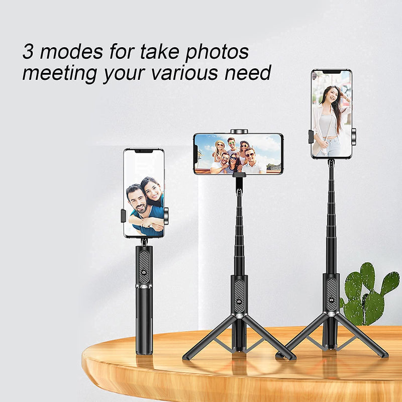  [AUSTRALIA] - Ailun Selfie Stick Tripod,Extendable Aluminum,3 in 1,Bluetooth Wireless Remote and 360 Rotation Stand for iPhone 14/13/12/11/11 Pro/XS Max/XS/XR/X/8/7,and More Smartphones