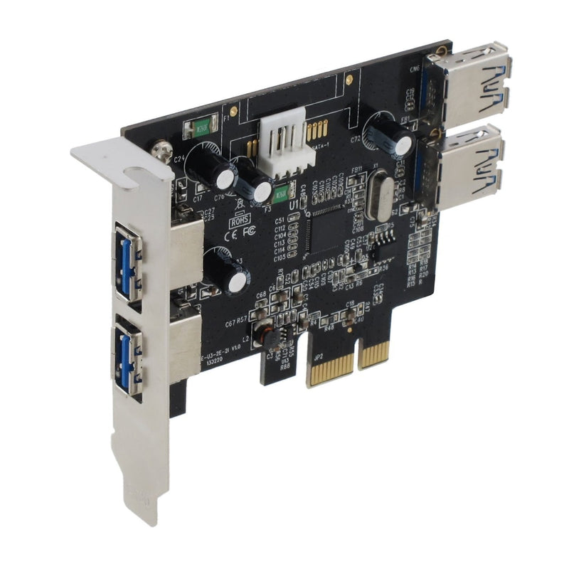  [AUSTRALIA] - Sedna - PCI Express USB 3.0 4-Port Adapter (2E2I) with Low Profile Bracket, Support Win 8 UASP (NEC 720201 chip Set)