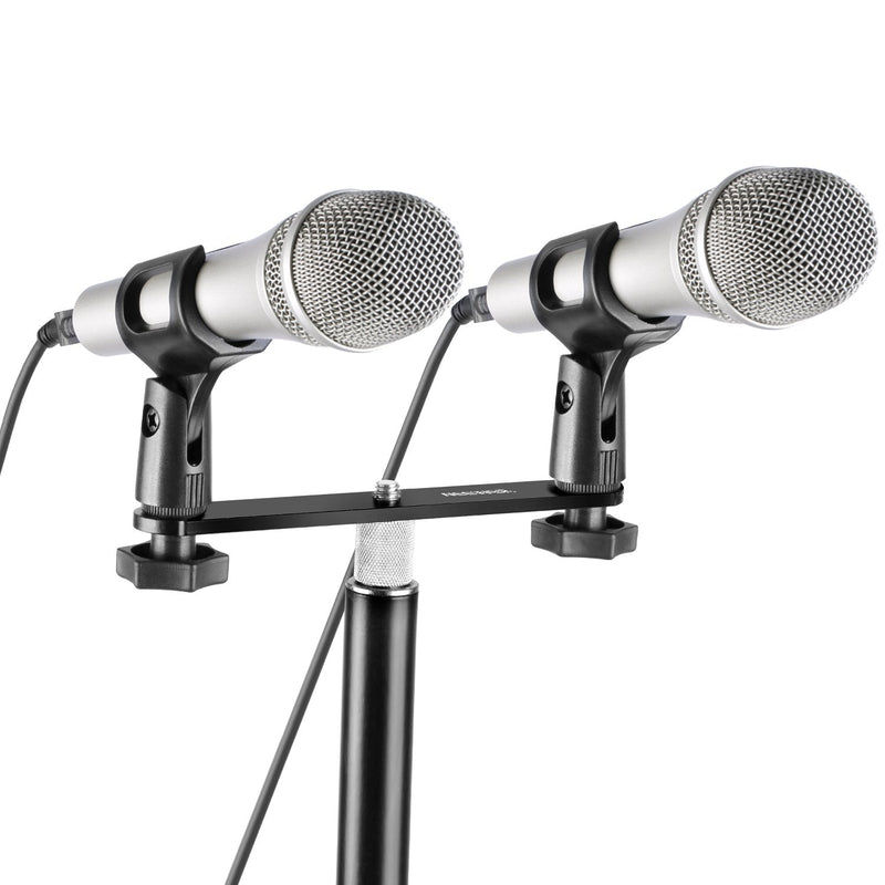  [AUSTRALIA] - Neewer NW-036 Microphone Bar, Durable Sturdy Steel Microphone Mount Bracket T-bar with Standard 5/8-inch Thread Smooth Finish, Suitable for Most Microphones Clips Stands Boom Arms (Original Version)