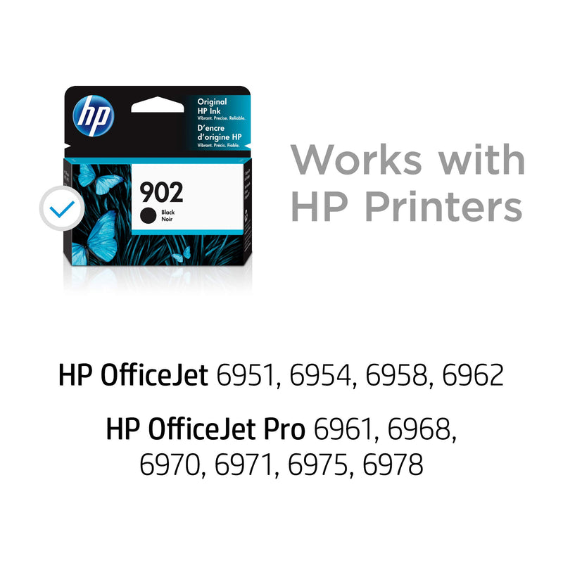 HP 902 | Ink Cartridge | Black | Works with HP OfficeJet 6900 Series, HP OfficeJet Pro 6900 Series | T6L98AN - LeoForward Australia