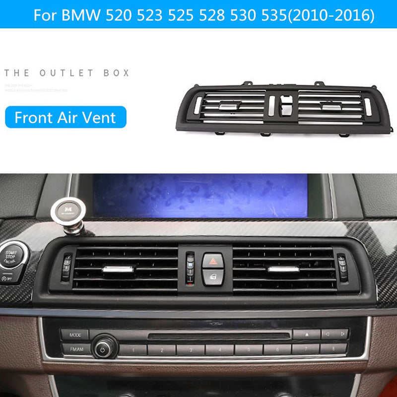 For BMW 5 Front Air Grille, Jaronx Upgraded Front AC Vent Replacement Interior Center Console Air Vent Dashboard Console Center AC Ventilation (Fits:BMW F10/F11 520 523 525 528 530 535 550 2010-2016) - LeoForward Australia