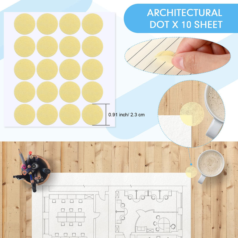  [AUSTRALIA] - 1 Pcs Plastic Measuring Rolling Ruler 12 Inch with 200 Pcs Drafting Tape Multifunctional Drawing Roller Ruler Parallel Rolling Ruler for Measuring, Drafting, Student, Architect, School, Office