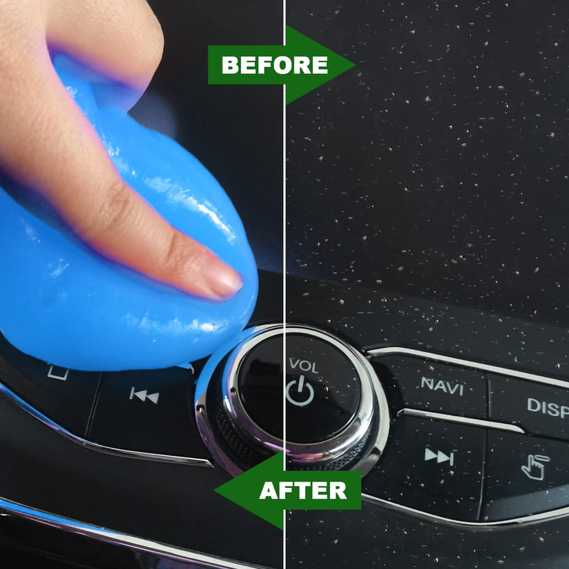  [AUSTRALIA] - Car Cleaning Kit, Car Cleaning Gels, Universal Auto Detailing Tools Car Interior Cleaner Putty, Dust Cleaning Mud For PC Tablet Laptop Keyboard,Air Vents, Camera, Printers, Calculator, Blue 1Pcs Blue