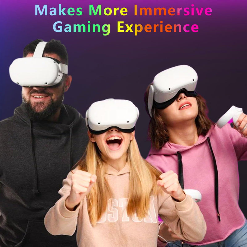  [AUSTRALIA] - SAQICO Face Pad & Face Cover Cushion Replacement Compatible with Oculus/Meta Quest 2 -VR Accessories Facial Interface Bracket Foam Soft Silicone & Comfortable Leather Sweat-Proof Anti-Leakage Nose Pad