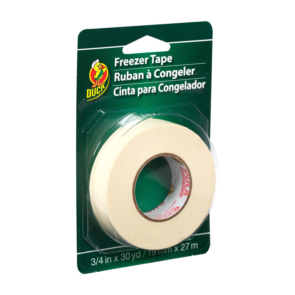  [AUSTRALIA] - Duck Brand 280124 Write-On Freezer Tape, 3/4-Inch by 30-Yard, Single Roll, White PACK 1