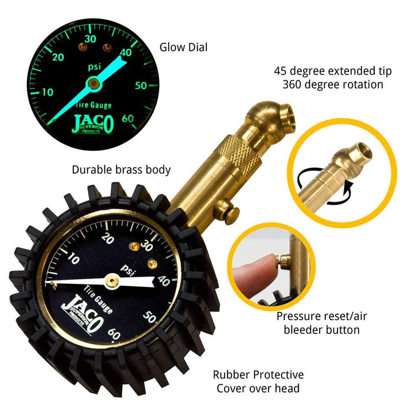  [AUSTRALIA] - JACO Elite Tire Pressure Gauge - 60 PSI