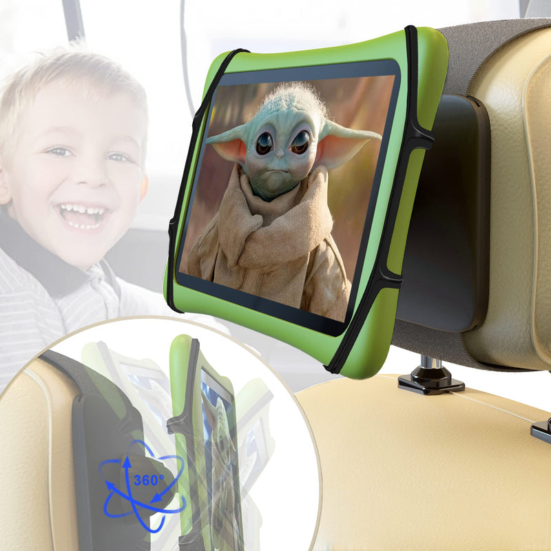  [AUSTRALIA] - 👍 Tablet iPad Holder for Car Headrest, Back Seats Rear Facing Tablet Car Holder - Watana 360° Rotatable iPad Car Mount for Kids, Toddlers, Fits 7-11" iPad Pro Air Mini, Kids Fire HD