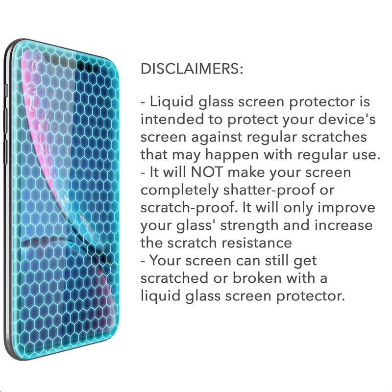  [AUSTRALIA] - Luvvitt Liquid Glass Screen Protector Scratch and Shatter Resistant Wipe On Nano Protection for All Phones Tablets Smart Watches - Universal