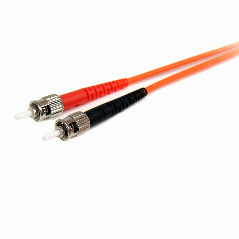 StarTech.com 5m Fiber Optic Cable - Multimode Duplex 62.5/125 - LSZH - LC/ST - OM1 - LC to ST Fiber Patch Cable (FIBLCST5) - LeoForward Australia