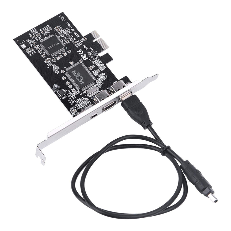  [AUSTRALIA] - 800Mbps PCI-E Express Card, 1394a IEEE 1394b Controller Card with Firewire Cable, for Video,Audio Transmission,Industrial Cameras,Video Cameras