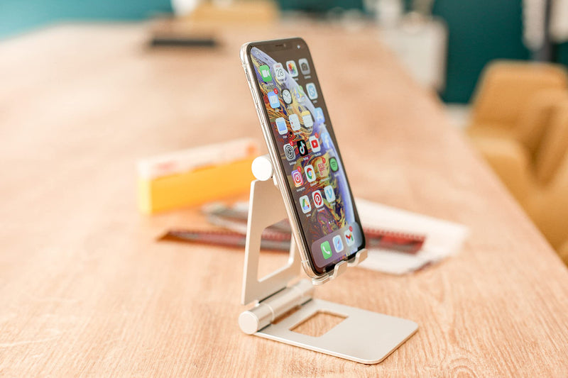  [AUSTRALIA] - Photomyne Large Phone Stand for All iOS and Android Smartphones (Gold) Gold