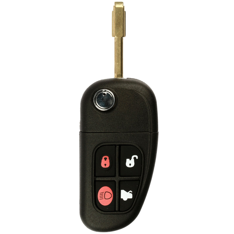  [AUSTRALIA] - KeylessOption Keyless Entry Remote Control Car Flip Key Fob Replacement for Jaguar NHVWB1U241