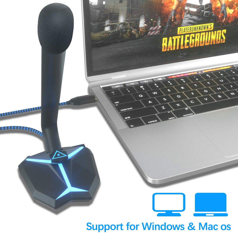  [AUSTRALIA] - USB Computer Microphone, IUKUS USB Microphone for Computer PC Desktop Condenser USB Mic with Mute Button Compatible for YouTube,Skype,Zoom,Studio,Podcast,Streaming Recording,Gameing