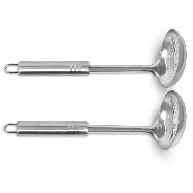  [AUSTRALIA] - Simpli-Magic 79311 Stainless Steel, 2 Pack, Soup Ladle Ladels