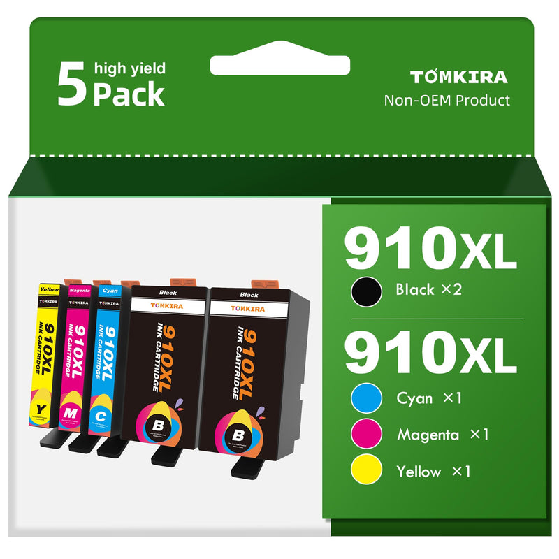  [AUSTRALIA] - 910XL Ink Cartridges Combo Pack Compatible with HP 910 XL 910XL Ink Cartridges Compatible for OfficeJet Pro 8020 8030 8025 8035 8028 OfficeJet 8022 8010 8015 (2 Black 1 Cyan 1 Magenta 1 Yellow)