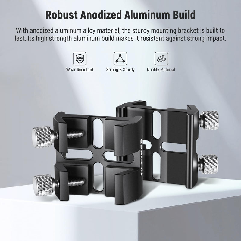  [AUSTRALIA] - NEEWER Universal Dovetail Base Telescope Mount for Finder Scope Laser Pointer, Dovetail Clamp with Two Thumbscrews, M5/M4 Screws, LS-15