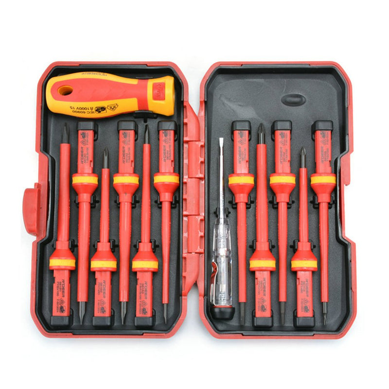  [AUSTRALIA] - RDEER 1000V Insulated Screwdriver Set CR-V Magnetic Phillips Slotted Pozidriv Torx Screwdriver