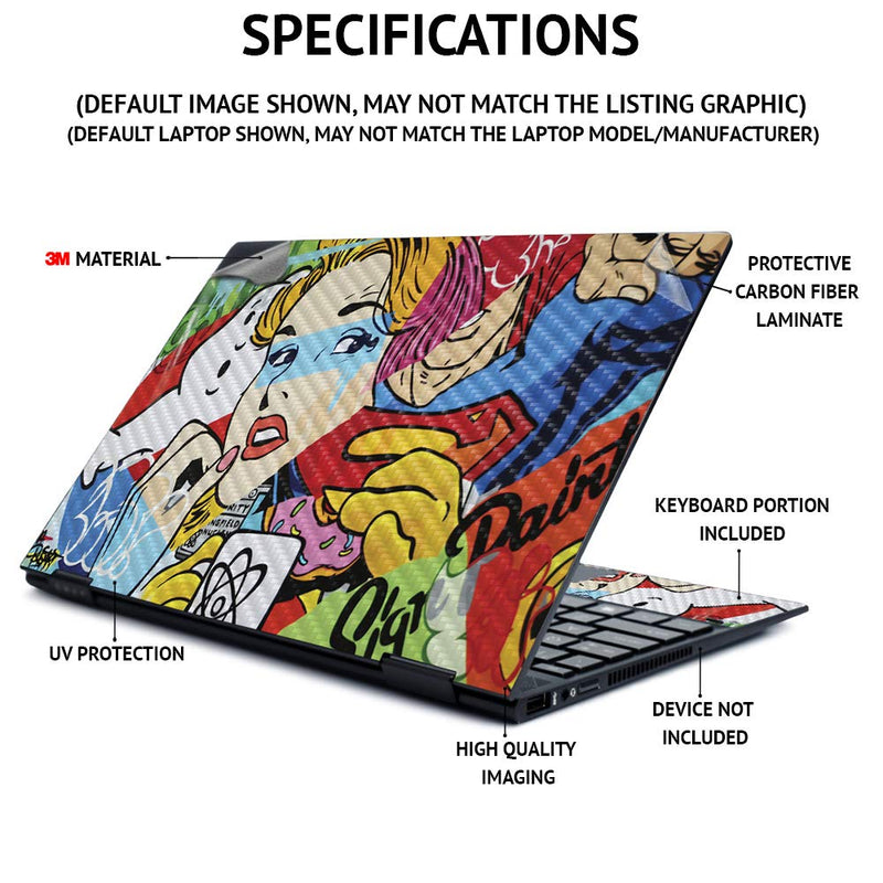 [AUSTRALIA] - MightySkins Carbon Fiber Skin for Lenovo Yoga 720 13" (2017) - Marble Pyramids | Protective, Durable Textured Carbon Fiber Finish | Easy to Apply, Remove, and Change Styles | Made in The USA