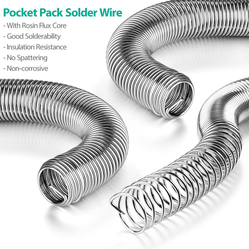  [AUSTRALIA] - Solder Wire with Flux Rosin Core Tin Lead 63/37 0.031" Diameter 0.42oz in Storage Tube Welding Soldering DIY Works Small