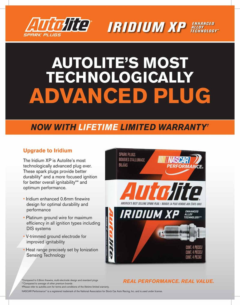 Autolite XP5325 Iridium XP Spark Plug, Pack of 1 - LeoForward Australia